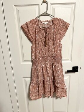 Melissa Nepton boho cotton mini dress size M